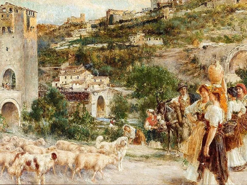 1861-Agustín Salinas Teruel - L'Umbria verde